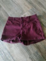 kurze bordeaux Shorts von H&M, Größe 36 Schwerin - Lankow Vorschau