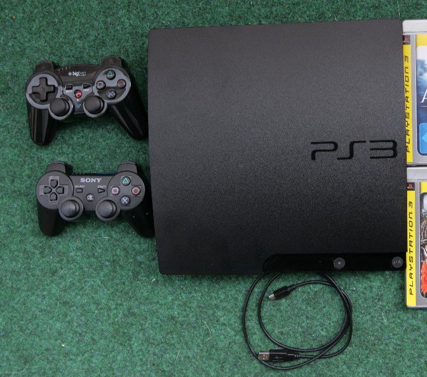 Playstation Konsole PS3 Slim – 320GB – (CECH-3004B) mit 2 Control in Bonn