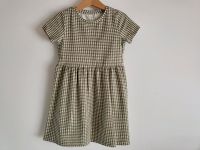 Kleid kurzarm, 110, Name it, kariert, khaki, weiß beige oliv grün Bayern - Heimertingen Vorschau