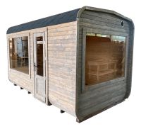 Aussensauna Quadro 4m mit Vorraum Fasssauna Gartensauna camping Hamburg-Nord - Hamburg Barmbek Vorschau