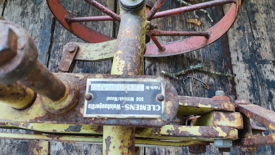 Clemens Weinberggrubber Wingert Grubber Garten Egge Seilwinde in Herl