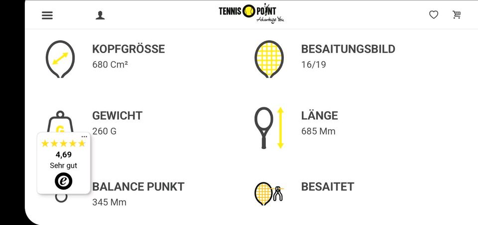 Tennisschläger Babolat, Boost Drive, 26, Jugend in Oberhausen