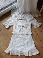 Broderie Anglaise Sommerkleid Lochstickerei Volant Rüschen Vintag Bayern - Halfing Vorschau