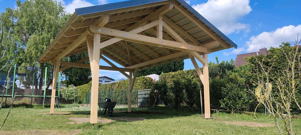 Carport,EInzelcarport, Satteldach, Müllers Zimmerei in Berlin