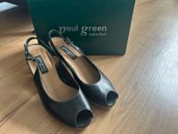 Paul Green Damen Peeptoe Pumps, schwarzes Kalbsleder, Gr. 6 Bayern - Weißenburg in Bayern Vorschau