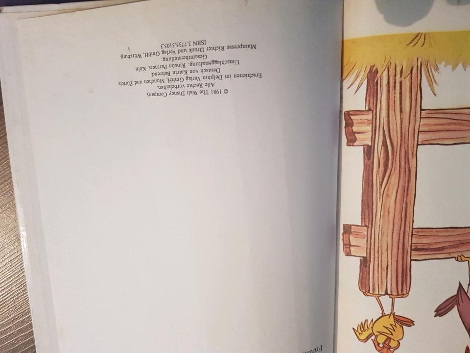 Walt Disney  6 Kinderbücher von 1994 in Nümbrecht