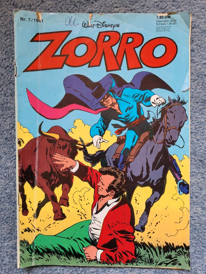 Zorro Heft Nr. 7 von 1981 in Horst (Holstein)