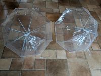 2 Regenschirme transparent/weiß für Hochzeit Niedersachsen - Lehre Vorschau