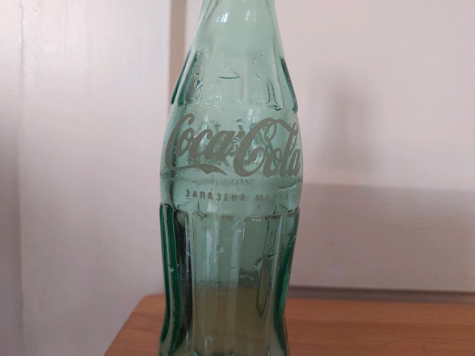 Coca Cola Flasche ,vermutl. 70er, kyrillisch, grün in Berlin