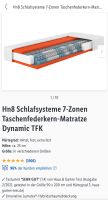 Hn8 Schlafsysteme 7-Zonen Taschenfederkern-Matratze 90x200 H4 Duisburg - Duisburg-Mitte Vorschau