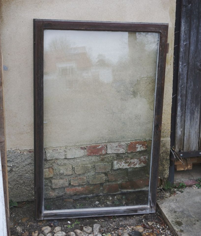 Fensterflügel Holz Iso-Doppelverglasung für 4 große Fenster 2*1 m in Pegau