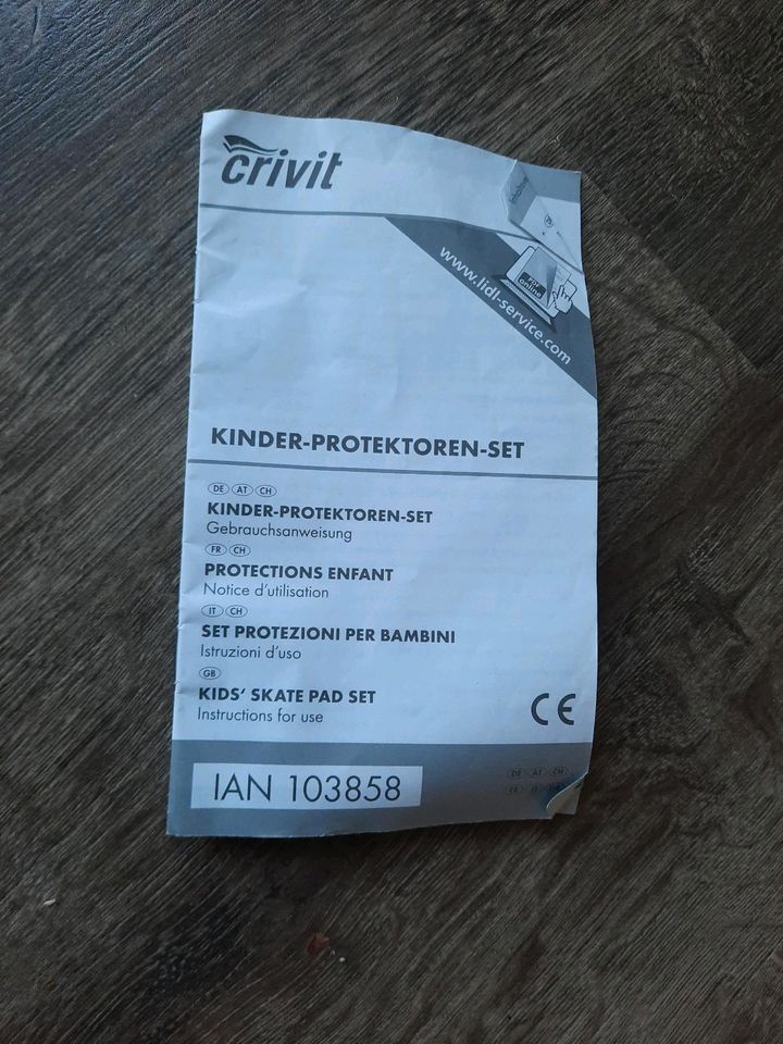 Kinder Protektoren Set Größe XS 6 teilig in Meerane