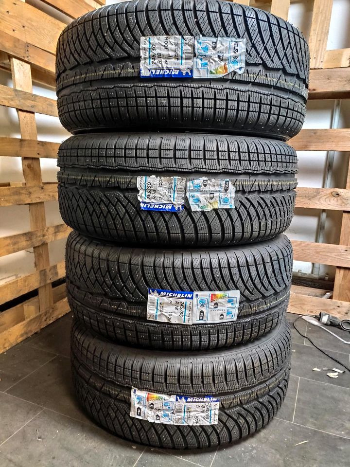 ✓ 4x NEUE MICHELIN ALPIN PA4 RUNFLAT WINTERREIFEN 245/50 R18 100H in Herten