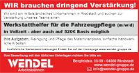 Werkstatthelfer für Fahrzeugpflege (m/w/d) in Vollzeit Hessen - Riedstadt Vorschau