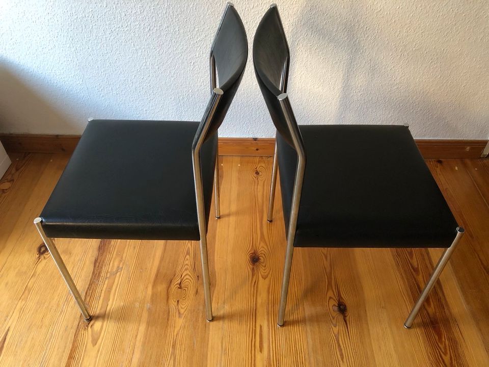 Designer Stuhl von Bandixen Vintage 60er Jahre Dining Chair Chrom in Berlin