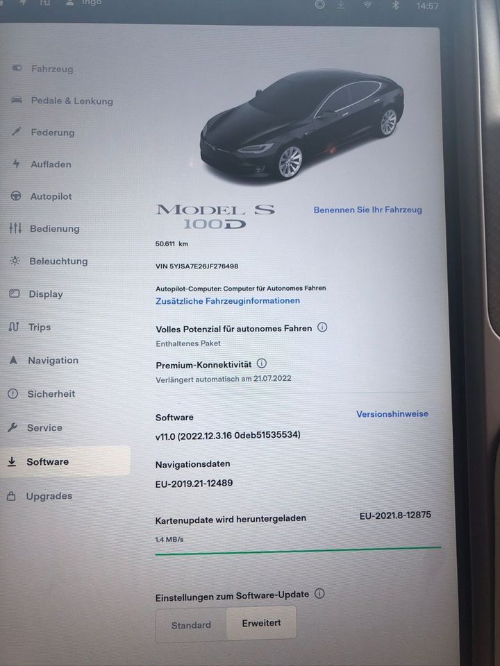 Tesla Model S Maximale Reichweite - in Königs Wusterhausen