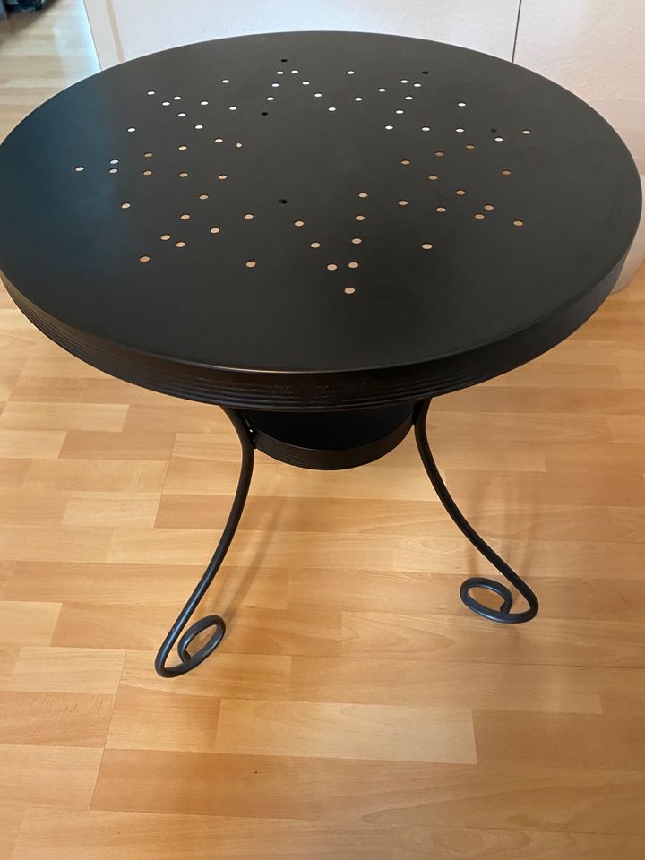 Ikea Beistelltisch / Nachttisch schwarz Metall in Dortmund