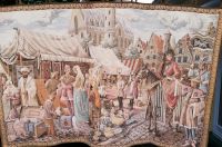 Antiker Wandteppich  "Freitagsmarkt 1470 in Gent" Rheinland-Pfalz - Brohl-Lützing Vorschau
