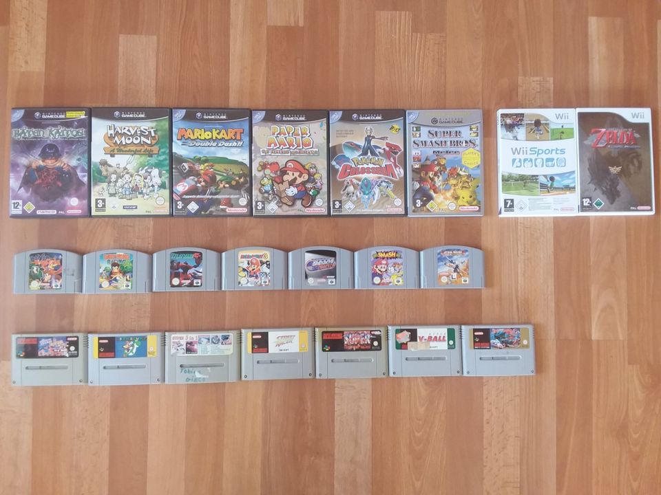 Sammlungsauflösung Wii / N64 / Super Nintendo / Gamecube Spiele in Euskirchen