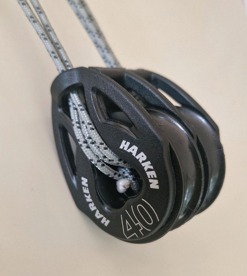 Harken Carbo T2 40 mm Doppelblock Schwarz - NEU in Barsbüttel