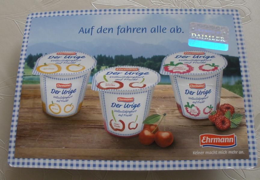 minitrucks Ehrmann Werbetrucks Der Urige Genuss wie anno lecker! in Brilon