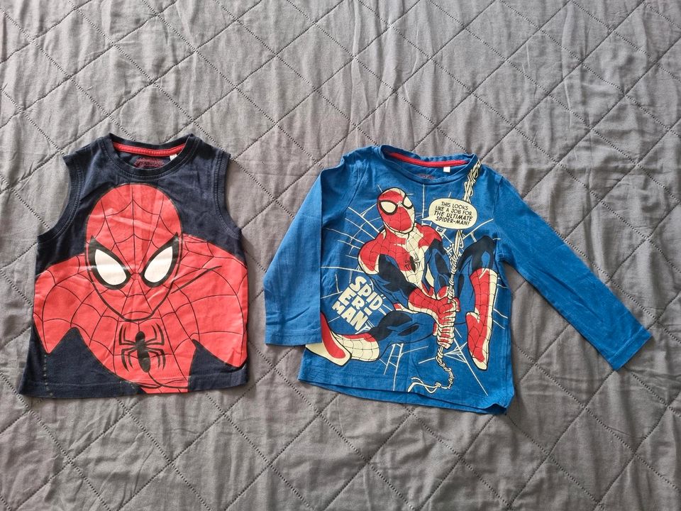 Kinder Pulli Langarmshirt Unterhemd Spiderman gr 104 in Neunkirchen