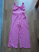 Jumpsuit ZARA NEU, Gr. 164 pink mit Schleife Baden-Württemberg - Rastatt Vorschau