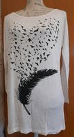 Gr.M innocent pullover Sweatshirt weiß print Feder emp emo gothic Bayern - Treuchtlingen Vorschau