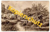 Alte Ansichtskarte „Haus am See“, gelaufen 1918 Sachsen-Anhalt - Landsberg (Saalekreis) Vorschau
