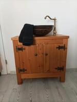 Waschtisch , Vintage Kommode Weichholz Massiv Rheinland-Pfalz - Kirchberg (Hunsrück) Vorschau