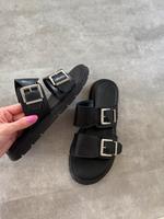 Schwarze Sandalen Grösse 38 top Zustand Baden-Württemberg - Baienfurt Vorschau