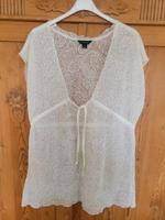 Atmosphere L Tunika Bluse Paisley-Muster transparent Cremeweiß Sachsen - Arnsdorf Vorschau