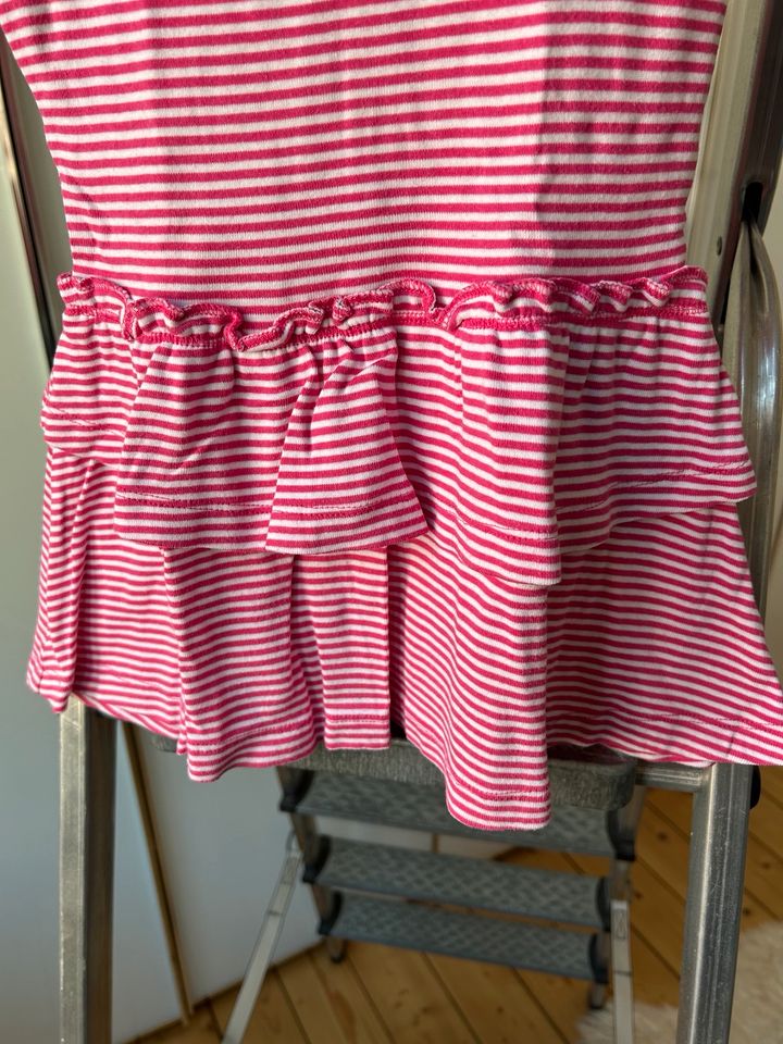 Pink weiß gestreiftes Kleid Größe 92/98 in Wiesbaden