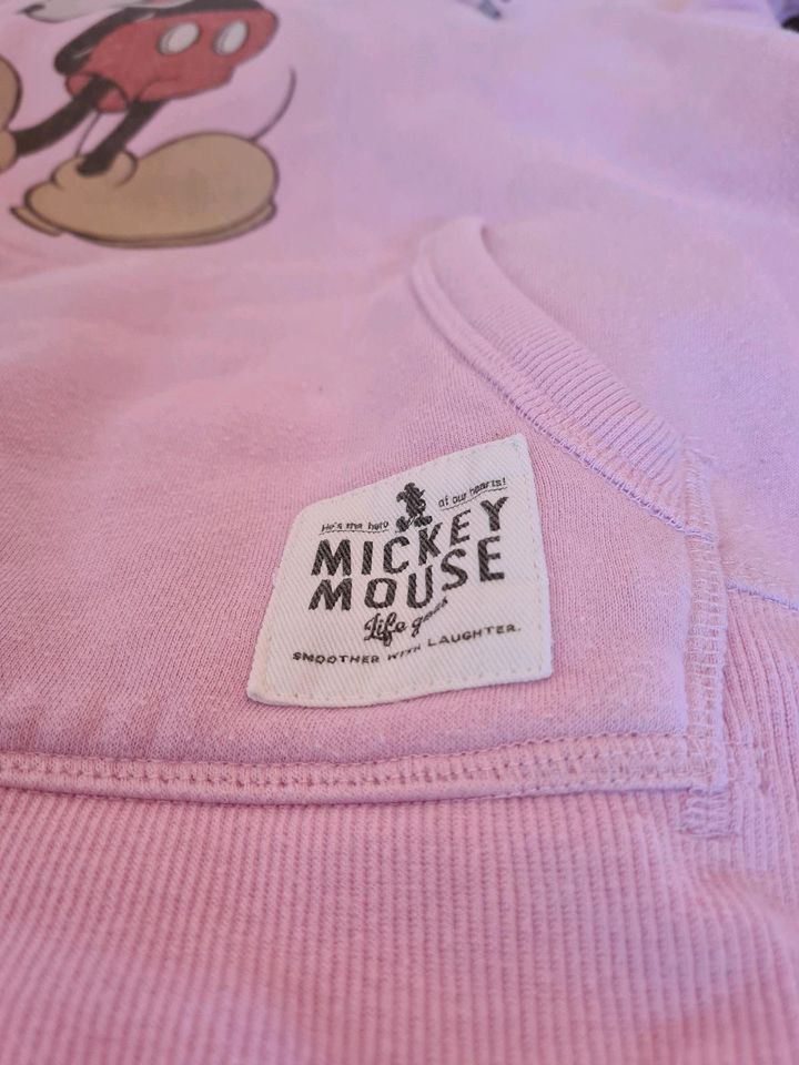 Hoodie | Pullover H&M Gr. S ❤️ Micky Mouse- Rosa in Wieseth