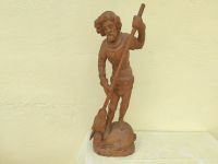 Holzfigur geschnitzt Heiliger St. Georg Nordrhein-Westfalen - Rees Vorschau