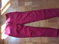 Damen Jeans lang rot, Gr 42 Stretch, mit Steinchen Baden-Württemberg - Leonberg Vorschau