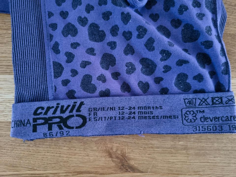 Crivit Pro 86 92 Skiunterwäsche Shirt Unterhemd Hose Warm lila in Rheinbach