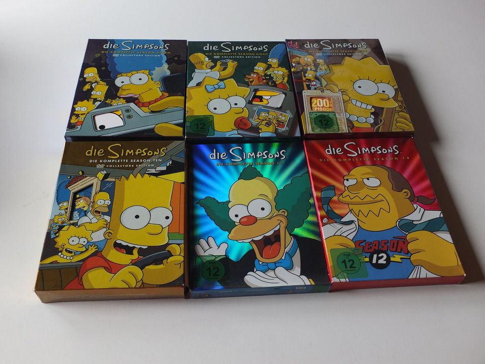 Verkaufe DVD Serie Die Simpsons Staffel 1 bis 18, 20 und der Film in Seibersbach