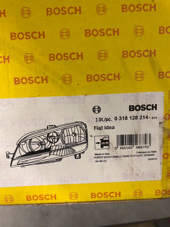 Fiat Idea Scheinwerfer Rechts neu Bosch in Ruhmannsfelden