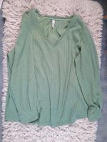 Neu! Sheego Langarm Bluse mint Rippstruktur Gr. 44/46 Baden-Württemberg - Weissach Vorschau