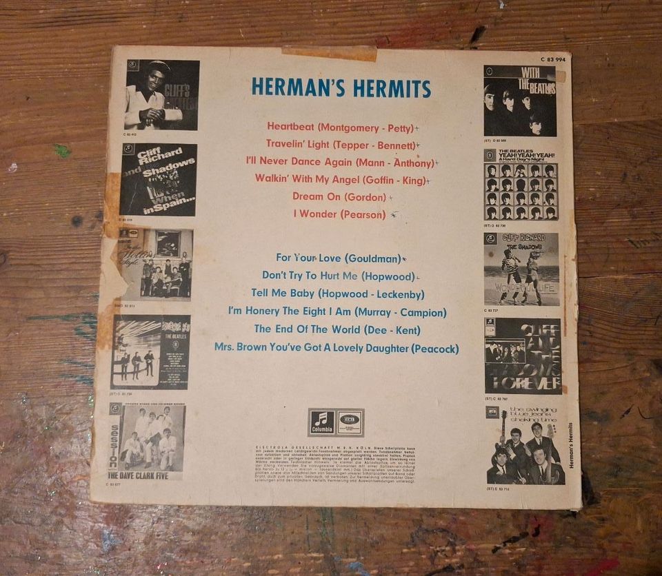 Vinyl LP: Herman's Hermits / 60er Pop / Schallplatte in Biebergemünd