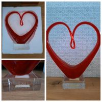 LEONARDO Glas-Herz rot Deko-Herz 24 cm toll Bayern - Uehlfeld Vorschau