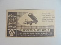 Auwärter-Anhänger Fahrzeugbau Paul Auwärter - 1962 Baden-Württemberg - Leonberg Vorschau