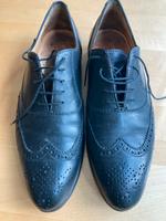 Herrenschuhe Oxford schwarz Kalbsleder Größe 7 Hamburg-Nord - Hamburg Uhlenhorst Vorschau