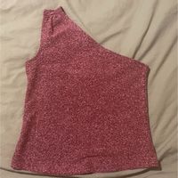 Nümph Nuglitta Top rosa Glitzer Heather Rose S/M Damen Düsseldorf - Pempelfort Vorschau