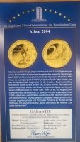 Vergoldete 2-Euro-Gedenkmünze der EU Athen 2004 Thüringen - Riethnordhausen Vorschau