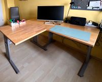 Schreibtisch Winkel 1,50m x1,50m höhenverstellbar Hessen - Lahnau Vorschau