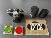 Nikon FE Spiegelreflexkamera + Objektive + Zubehör München - Schwabing-Freimann Vorschau