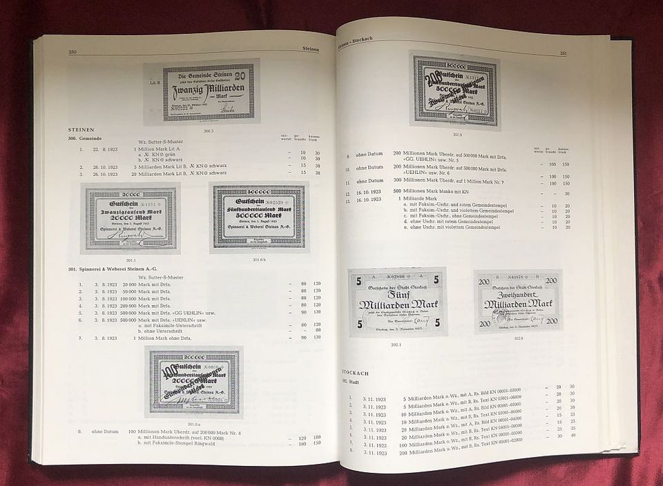 Katalog Papiergeld von Baden 1849 - 1948: Banknoten, Geldscheine in Kronach