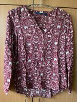 TOM TAILOR Bluse rot/beige gemustert Gr.S/36 Langarm -Top- Hessen - Idstein Vorschau